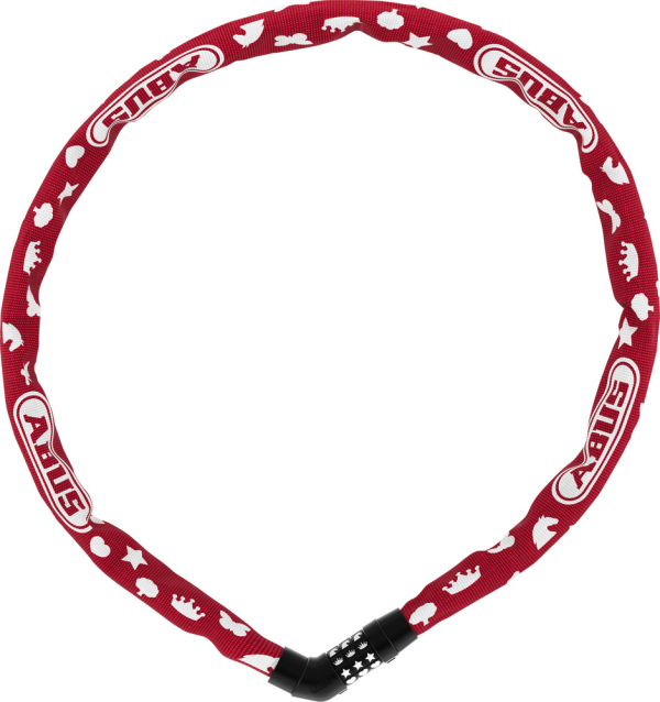 Abus Steel-O-Chain 4804C/75 Jel-Kódos Láncos Kerékpár Zár