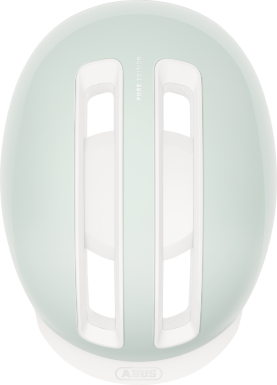 Abus Hud-Y In-Mold Városi Kerékpáros sisak Beépített LED Világítással - Pure Mint