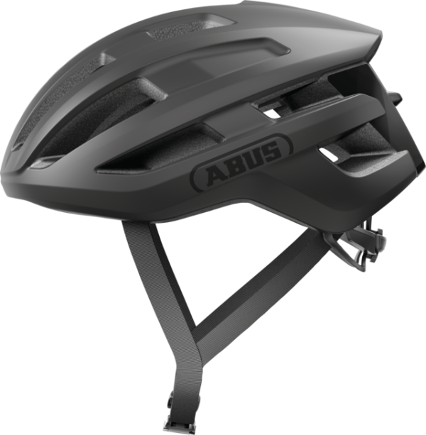 Abus Powerdome In-Mold Országúti Kerékpáros sisak - Velvet Black