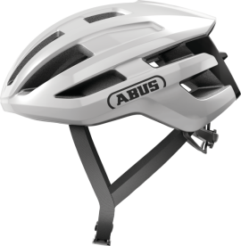 Abus Powerdome In-Mold Országúti Kerékpáros sisak - Shiny White