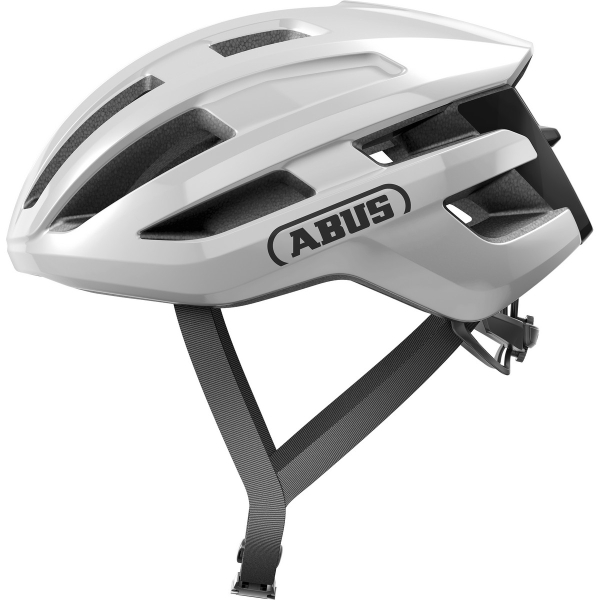 Abus Powerdome In-Mold Országúti Kerékpáros sisak - Shiny White
