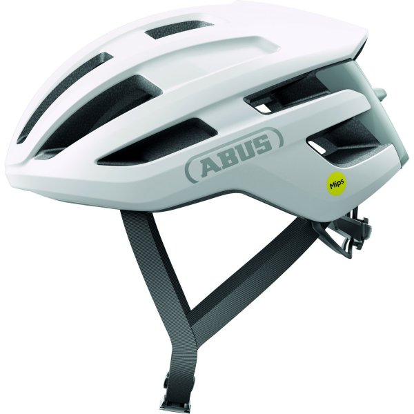 Abus Powerdome Mips In-Mold Országúti Kerékpáros sisak - Shiny White