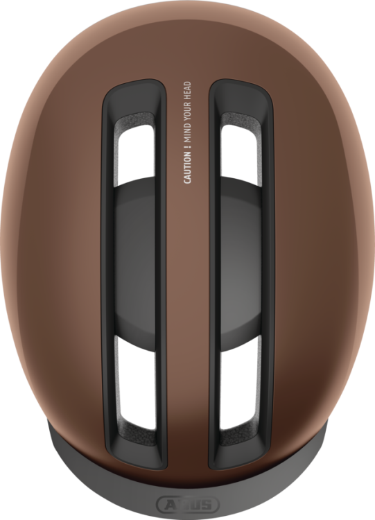 Abus Hud-Y In-Mold Városi Kerékpáros sisak Beépített LED Világítással - Goldfish Orange