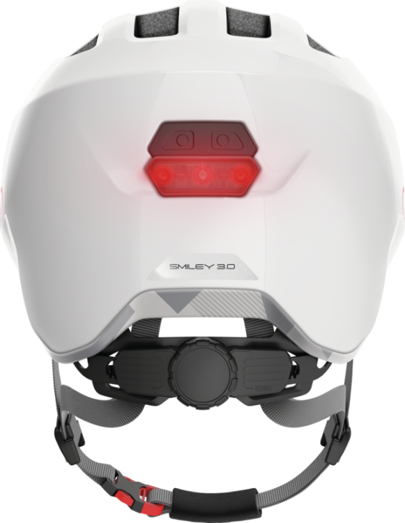 Abus Smiley 3.0 Ace Led In-Mold Gyerek Kerékpáros Sisak Pure White - fehér