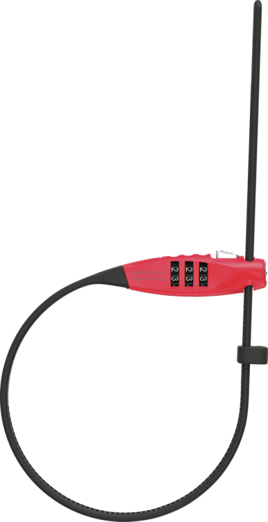Abus Combiflex TravelGuard Számzáras Kábellakat Kerékpárhoz 45 cm