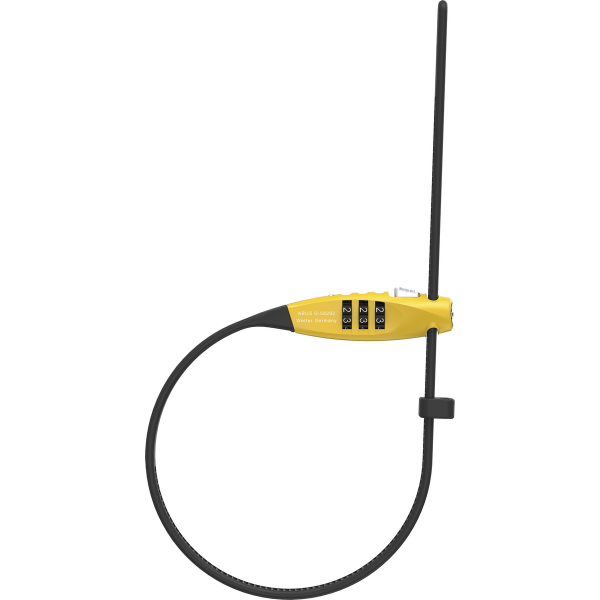 Abus mini kábellakat Számzárral Combiflex TravelGuard, 45cm, sárga