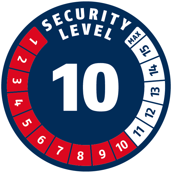 Abus Granit Xplus 6950M Patkó Zár Kerékpárra (Nr, kulcsot nem tartja meg) + 6Ks/100 Lánc + St 5950 Kerékpáros Nyeregtáska