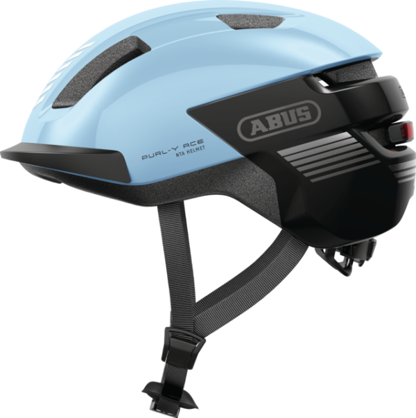 Abus Purl-Y Ace Városi Kerékpáros sisak Beépített LED Világítással - Midnight Blue