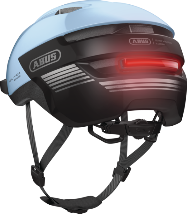 Abus Purl-Y Ace Városi Kerékpáros sisak Beépített LED Világítással - Midnight Blue