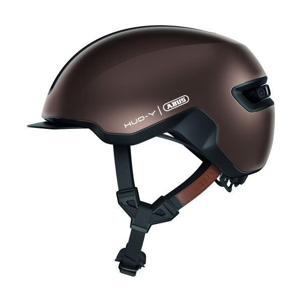 Abus Hud-Y In-Mold Városi Kerékpáros sisak - metallic copper