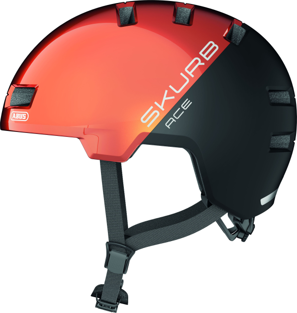Abus Skurb Ace Városi Kerékpáros Sisak - goldfish orange