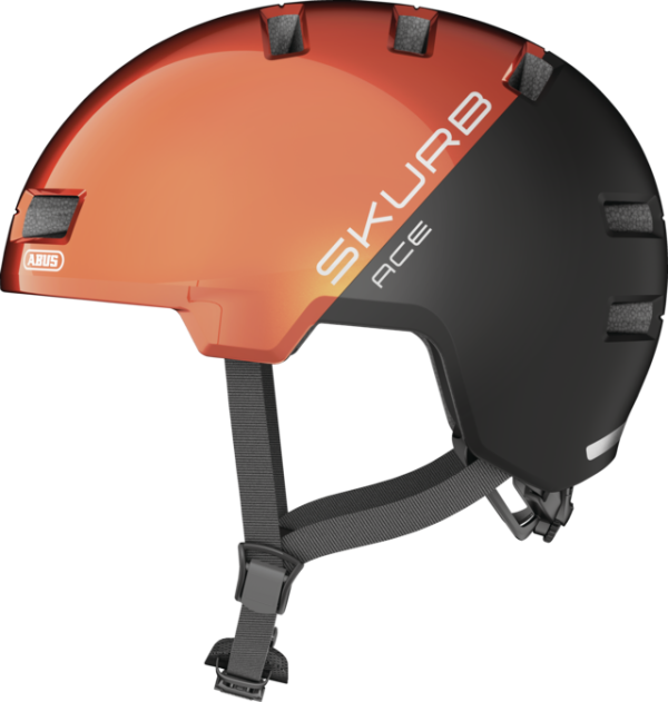 Abus Skurb Ace Városi Kerékpáros Sisak - goldfish orange