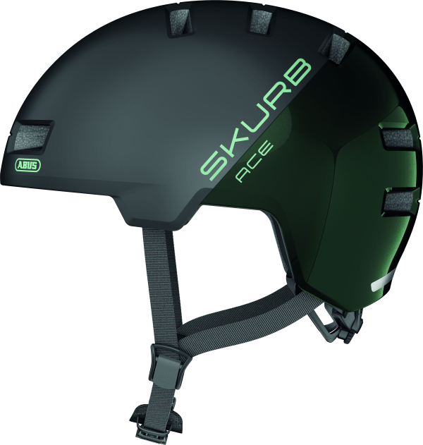 Abus Skurb ACE ABS Városi Kerékpáros sisak - moss green