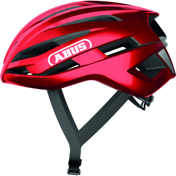 Abus Stormchaser Ace In-Mold Országúti kerékpáros sisak - Performance Red