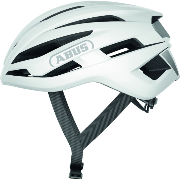 Abus Stormchaser Ace In-Mold Országúti kerékpáros sisak - Polar White