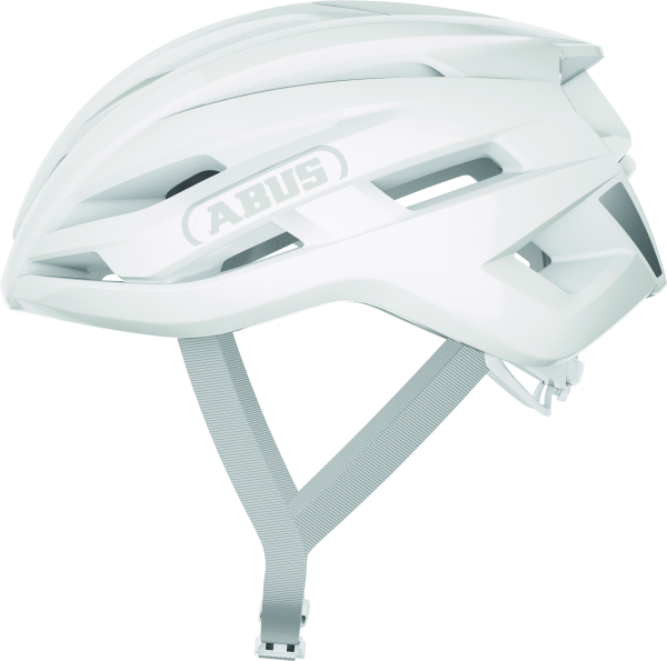 Abus Stormchaser Ace In-Mold Országúti kerékpáros sisak - Polar White