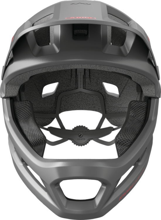 Abus Youdrop Full Face Gyerek Kerékpár Sisak Titan Silver - ezüst