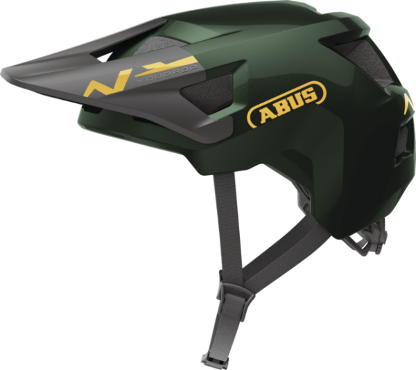 Abus Youdrop Full Face Gyerek Kerékpár Sisak Moss Green - zöld