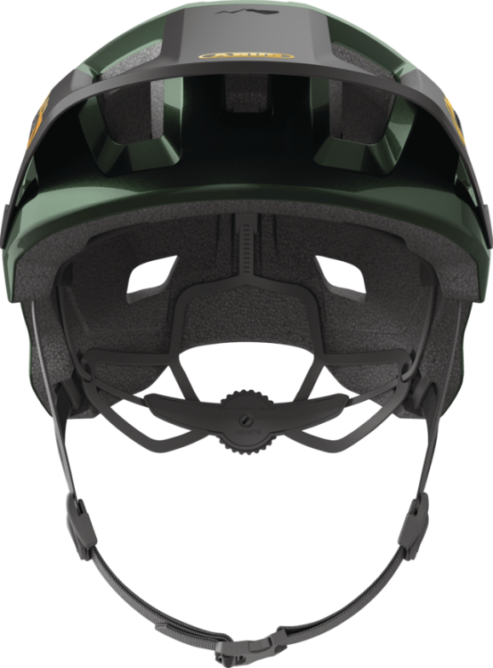 Abus Youdrop Full Face Gyerek Kerékpár Sisak Moss Green - zöld