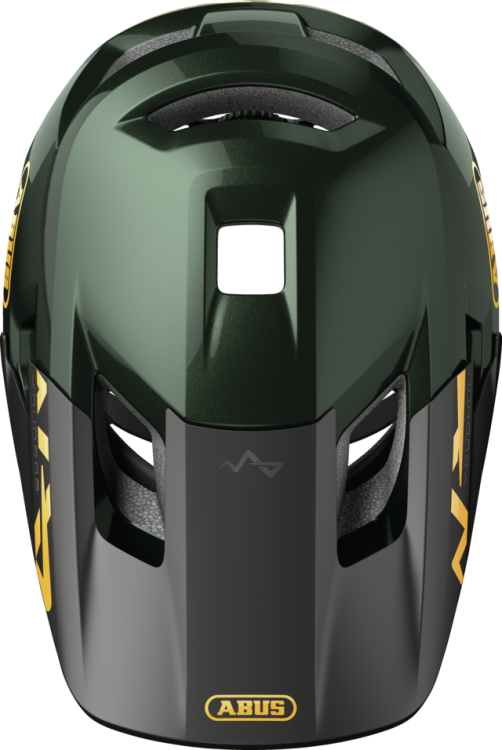 Abus Youdrop Full Face Gyerek Kerékpár Sisak Moss Green - zöld