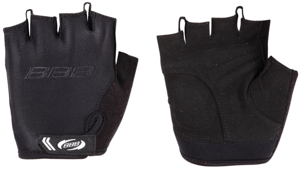 BBB BBW-45 Kids Kerékpáros Rövid Ujjú Kesztyű - fekete