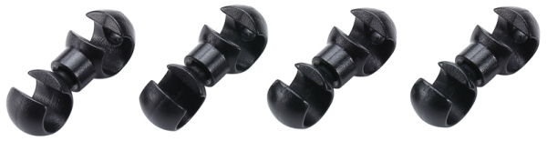 BBB BCB-98 CableConnect Bowdenház Távtartó (4 db) - fekete