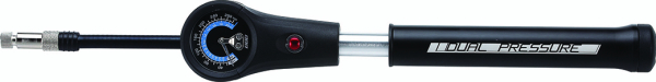 BBB BMP-39 DualPressure  Kerékpár Minipumpa/Teleszkóp Pumpa Nyomásmérővel - fekete