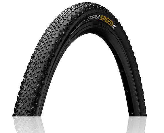Continental Terra Speed Protection Skin Fekete/Krém Tubeless Ready Gravel/Cyclocross Külsőgumi - fekete - krém