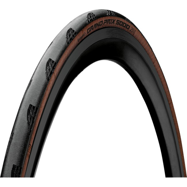 Continental Grand Prix 5000 Fekete/Transzparent Skin Országúti Külsőgumi - fekete - barna