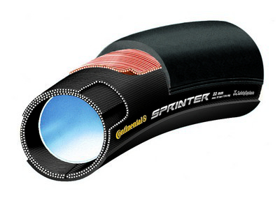 Continental Sprinter Fekete/fekete Szingó Külsőgumi - fekete