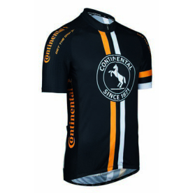 Continental Rövidujjú Kerékpáros Mez - fekete