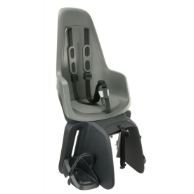 Bobike One Maxi Vázra És Csomagtartóra Szerelhető Kerékpáros Gyerekülés - szürke