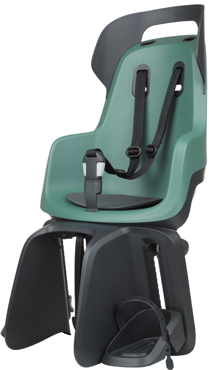 Bobike Go Maxi Csomagtartóra Szerelhető Kerékpáros Gyerekülés - zöld