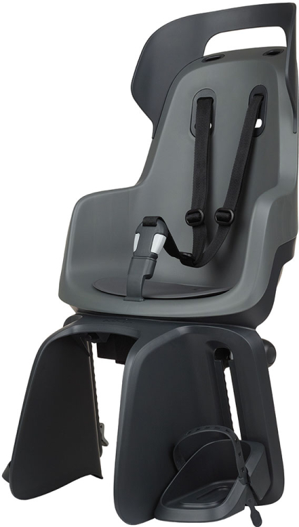 Bobike GO Maxi RS Csomagtartóra Szerelhető Kerékpáros Gyerekülés - szürke