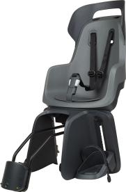 Bobike GO Maxi RS Vázra Szerelhető Dönthető Hátsó Kerékpáros Gyerekülés - szürke