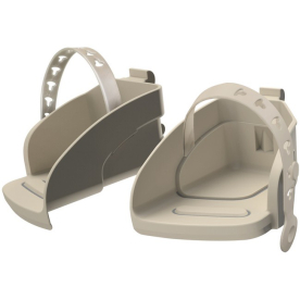 Polisport Joy/Groovy FF/CFS Kerékpáros Gyerekülésekhez Lábtartó+Pántok / Krém - fehér