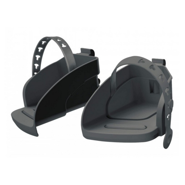 Polisport Lábtartó+Pántok - Groovy/Joy/Wallaroo/Bubbly Maxi/Koolah/Boodie FF/CFS Kerékpáros Gyerekülésekhez - szürke