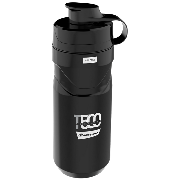 Polisport Thermo T500 Kerékpáros Kulacs - fekete