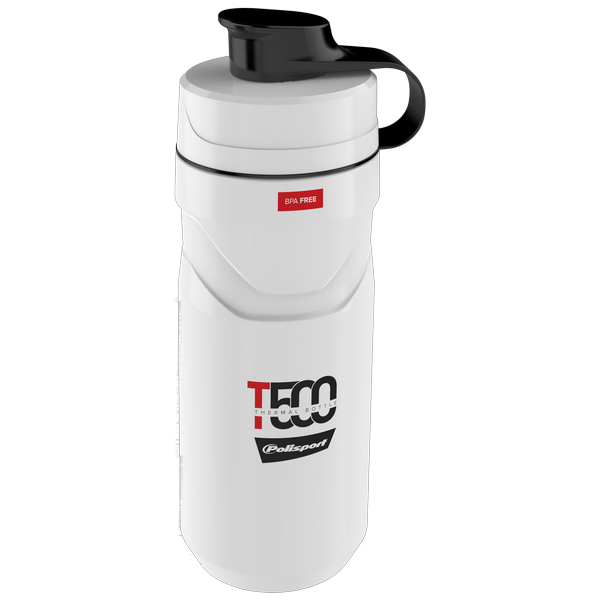 Polisport Thermo T500 Kerékpáros Kulacs - fehér