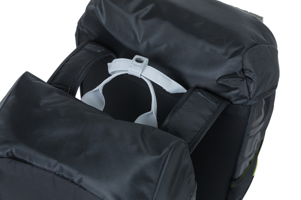 Basil Miles Double MIK Kerékpár Túratáska - fekete - zöld