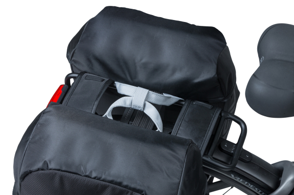 Basil Miles Double MIK Kerékpár Túratáska - fekete - zöld