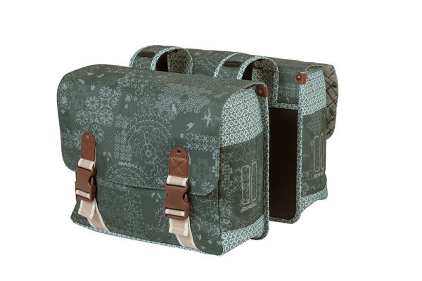 Basil Boheme Double Bag MIK Kerékpár Túratáska - zöld