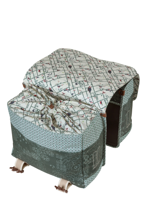 Basil Boheme Double Bag MIK Kerékpár Túratáska - zöld