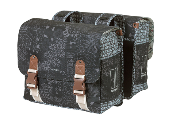 Basil Boheme Double Bag MIK Kerékpár Túratáska - fekete