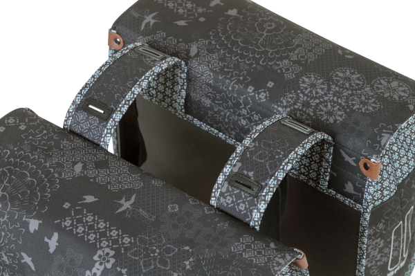 Basil Boheme Double Bag MIK Kerékpár Túratáska - fekete