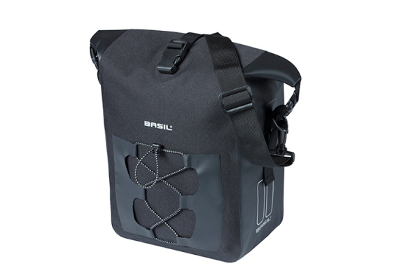 Basil Navigator Waterproof Single Bag M Hook ON Kerékpár Túratáska - fekete