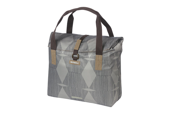 Basil Elegance Bicycle Shopper Egyoldalas Kerékpár Túratáska - szürke