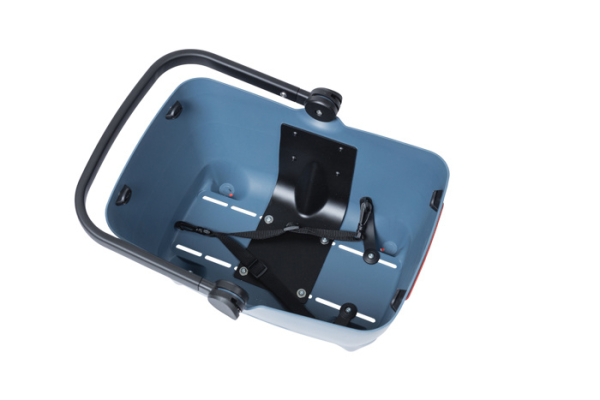 Basil Buddy Kf Levehető Kerékpár Első Kisállatszállító Kosár Klickfix Adapterrel Rács Nélkül - kék