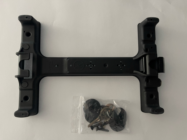 Basil Racktime Snap-IT 2.0 Kerékpáros Zárható Kosár/Táska Adapter - fekete