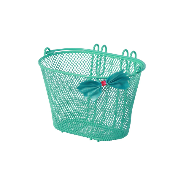 Basil Bow-Tie Akasztós Levehető  Gyerek Kerékpár Első Kosár - zöld